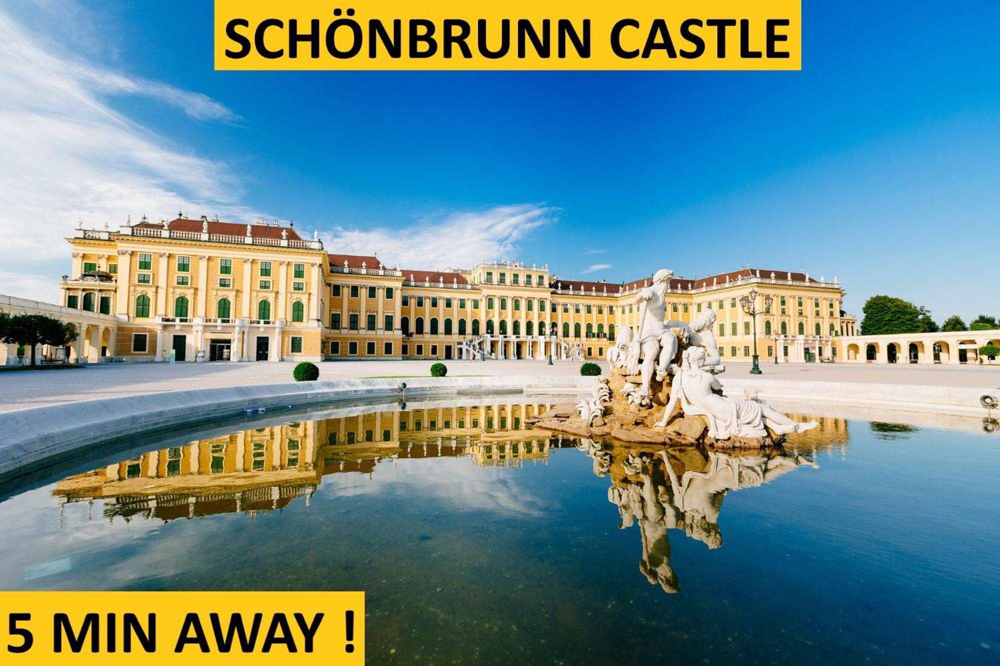 Schoenbrunn Gardens Vienna Apartment Exterior foto