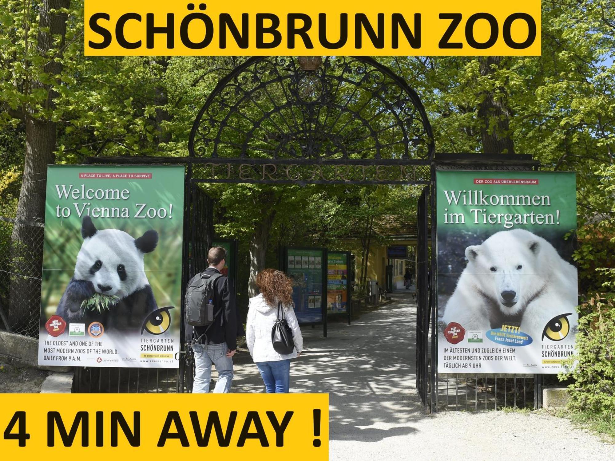 Schoenbrunn Gardens Vienna Apartment Exterior foto